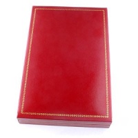 King Ice Classic Leatherette Red Necklace Gift Box King Ice Classic Leatherette Red Necklace Gift Box