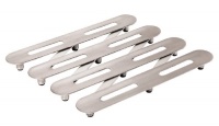 Oggi Stainless Steel Expandable Trivet with Rubber Feet, Expands from 5-1/2 to 28-Inch Oggi Stainless Steel Expandable Trivet with Rubber Feet, Expands from 5-1/2 to 28-Inch