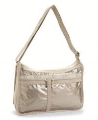 Perfect for everyday use, this casual and comfortable bag from LeSportsac shines in a glam patent finish. Perfect for everyday use, this casual and comfortable bag from LeSportsac shines in a glam patent finish.