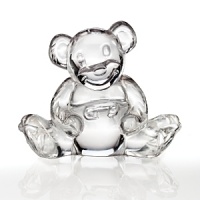 Celebrate a new arrival with Waterford's Teddy Bear figurine. Joyful and adorable, good things come in small packages.