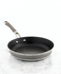 The key to a well-equipped kitchen rests in this versatile skillet, which expertly prepares omelets, pancakes, quesadillas and other favorites on an incredibly durable nonstick surface constructed from extra-strong aluminum sandwiched between two layers of stainless steel. Fast, even heat-up reduces hot spots and aids in excellent food release, making this skillet most popular in your space. Lifetime warranty. The key to a well-equipped kitchen rests in this versatile skillet, which expertly prepares omelets, pancakes, quesadillas and other favorites on an incredibly durable nonstick surface constructed from extra-strong aluminum sandwiched between two layers of stainless steel. Fast, even heat-up reduces hot spots and aids in excellent food release, making this skillet most popular in your space. Lifetime warranty.