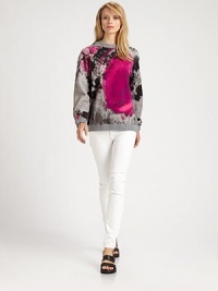 A vibrant, painterly detail and an abstracted rose print decorate this cozy cotton pullover.Attached HoodRib-knit cuffs and hemlineCottonDry cleanMade in Italy of imported fabricModel shown is 5'10 (177cm) wearing US size Small. A vibrant, painterly detail and an abstracted rose print decorate this cozy cotton pullover.Attached HoodRib-knit cuffs and hemlineCottonDry cleanMade in Italy of imported fabricModel shown is 5'10 (177cm) wearing US size Small.
