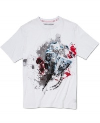 Bring the thunder to your weekend wardrobe with this high-impact graphic tee from Sean John. Bring the thunder to your weekend wardrobe with this high-impact graphic tee from Sean John.