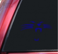 Carolina Panthers Face #1 Vinyl Decal Sticker - Blue Carolina Panthers Face #1 Vinyl Decal Sticker - Blue