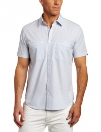 Calvin Klein Sportswear Men's Short Sleeve Mini Plaid Poplin Woven Shirt Calvin Klein Sportswear Men's Short Sleeve Mini Plaid Poplin Woven Shirt