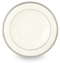 Lenox Murray Hill Platinum Banded Bone China Pasta Bowl/Rim Soup Lenox Murray Hill Platinum Banded Bone China Pasta Bowl/Rim Soup