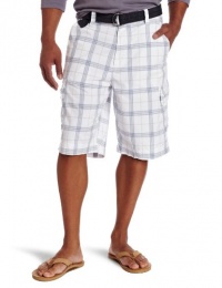 Calvin Klein Jeans Men's Dry Plaid Cargo Short