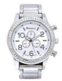 RayNell Color Domination Silver XL Men's watch Silver Metal Band N Case RayNell Color Domination Silver XL Men's watch Silver Metal Band N Case