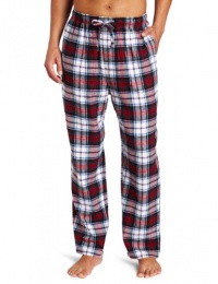 Nautica Men's Yarn-Dyed Flannel Logo Pant