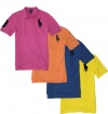 Polo Ralph Lauren Boys Solid Big Pony Polo