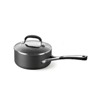 A nonstick surface and fantastic heat distribution earn this Simply Calphalon Nonstick sauce pan & lid a spot in your kitchen. A nonstick surface and fantastic heat distribution earn this Simply Calphalon Nonstick sauce pan & lid a spot in your kitchen.