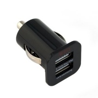 EZOPower 2-Port 15W 3.1A Output Car Charger Adapter - Black EZOPower 2-Port 15W 3.1A Output Car Charger Adapter - Black