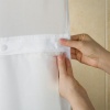 Hookless Snap-In PEVA Liner for Shower Curtains
