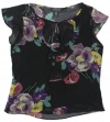 Lauren Ralph Lauren Women's Cap-Sleeve Silk Floral Blouse