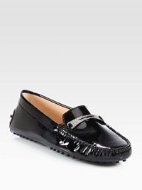 Traditional preppy staple, carefully constructed of shiny patent leather and finished with a rubber sole. Patent leather upperLeather liningRubber solePadded insoleMade in Italy Traditional preppy staple, carefully constructed of shiny patent leather and finished with a rubber sole. Patent leather upperLeather liningRubber solePadded insoleMade in Italy