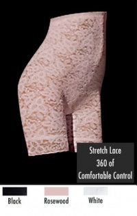 Bali Lace 'N Smooth Hi-Waist Thigh Slimmer, M-Black Bali Lace 'N Smooth Hi-Waist Thigh Slimmer, M-Black