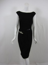 Ralph Lauren Womens Belted Sleeveless Straight Dress Ralph Lauren Womens Belted Sleeveless Straight Dress