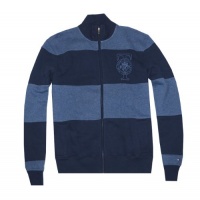 Tommy Hilfiger Men Fashion Full-Zip Wide Stripes Logo Jacket Tommy Hilfiger Men Fashion Full-Zip Wide Stripes Logo Jacket