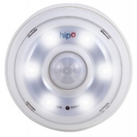 Hipe 6 LED Automatic Motion-sensing Night Light - Battery Powered Hallway Light with a Built in Motion and Light Sensor -With adjustable Brightness and Adjustable light timer (20/60/90 Seconds) Hipe 6 LED Automatic Motion-sensing Night Light - Battery Powered Hallway Light with a Built in Motion and Light Sensor -With adjustable Brightness and Adjustable light timer (20/60/90 Seconds)