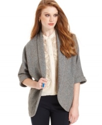 When days get crisp, throw on Bar III's easy jacket. The herringbone tweed is totally autumn-ready, while the slouchy fit is really right-now. When days get crisp, throw on Bar III's easy jacket. The herringbone tweed is totally autumn-ready, while the slouchy fit is really right-now.