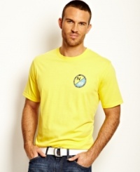 Capture the classic Americana of this easy-wear graphic tee from Nautica. Capture the classic Americana of this easy-wear graphic tee from Nautica.