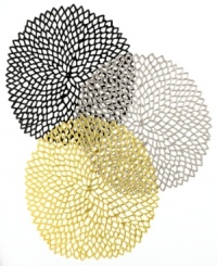 Conversation will blossom with Dahlia placemats from Chilewich. Pretty cutwork in pressed vinyl makes the modern table irresistibly fresh. Conversation will blossom with Dahlia placemats from Chilewich. Pretty cutwork in pressed vinyl makes the modern table irresistibly fresh.