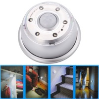 HDE® Wireless Motion Detecting LED Light w/ IR Radial Sensor - Hallway Night Light HDE® Wireless Motion Detecting LED Light w/ IR Radial Sensor - Hallway Night Light