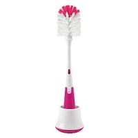 Washing those bottles, nipple tops and sippy cups every day can be a real chore, but this OXO brush makes cleaning a quick exercise so you can catch a nap or have a little more tummy time with your baby. Washing those bottles, nipple tops and sippy cups every day can be a real chore, but this OXO brush makes cleaning a quick exercise so you can catch a nap or have a little more tummy time with your baby.