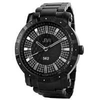 JBW Men's JB-6225-D 562 Pave Dial Black Ion-Plated Diamond Watch JBW Men's JB-6225-D 562 Pave Dial Black Ion-Plated Diamond Watch