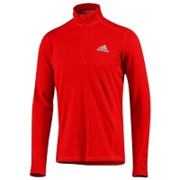 Adidas Men's Running Sequencials Flagstaff Half Zip Fleece Pullover Shirt Adidas Men's Running Sequencials Flagstaff Half Zip Fleece Pullover Shirt
