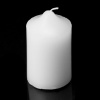 2 x 3 White Pillar Candles (Set of 6)