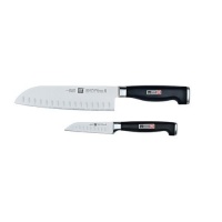 Zwilling J.A. Henckels Twin Four Star II 2-Piece Deluxe Asian Set Zwilling J.A. Henckels Twin Four Star II 2-Piece Deluxe Asian Set