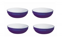 Emile Henry 1-Quart Individual Pasta Bowls, Set of 4, Azur Emile Henry 1-Quart Individual Pasta Bowls, Set of 4, Azur