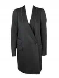 Stella Mccartney Womens One Button Wool Blend Coat