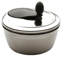 MIU France Stainless Steel Salad Spinner with Crank Handle MIU France Stainless Steel Salad Spinner with Crank Handle