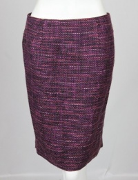 Charter Club Petite Magenta Purple Flight Of Fancy Tweed Pencil Skirt 6P Charter Club Petite Magenta Purple Flight Of Fancy Tweed Pencil Skirt 6P