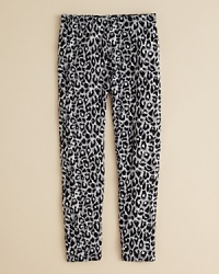 An animal print legging from Sofi blends a touch of camp into your toddler's flashy, fashion-forward look. An animal print legging from Sofi blends a touch of camp into your toddler's flashy, fashion-forward look.