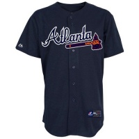 MLB Atlanta Braves Alternate Replica Jersey, Navy MLB Atlanta Braves Alternate Replica Jersey, Navy