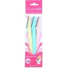 GABRIELLA Womens Eyebrows & Facial Razor (Quantity: 3 Razors)