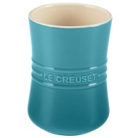 Le Creuset Stoneware 1qt. Utensil Crock, Caribbean Le Creuset Stoneware 1qt. Utensil Crock, Caribbean