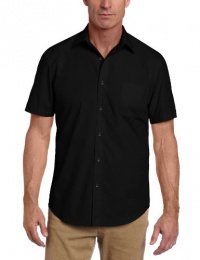 Perry Ellis Men's Big-Tall Short Sleeve Solid Diamond Dobby Woven Perry Ellis Men's Big-Tall Short Sleeve Solid Diamond Dobby Woven