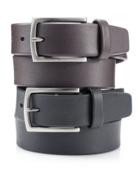 Put the final finishing touch on your casual look with this leather belt from Perry Ellis. Put the final finishing touch on your casual look with this leather belt from Perry Ellis.