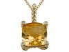 Genuine Citrine Pendant by Effy Collection® in 14 kt Yellow Gold LIFETIME WARRANTY