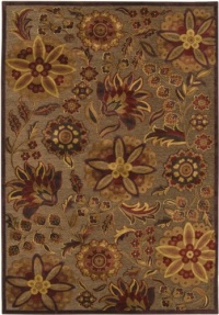 Area Rug 5x7 Rectangle Transitional Mocha-Amber Color - Surya Basilica Rug from RugPal