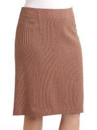 THE LOOKAllover woven striped constructionBack zip closurePencil silhouetteTHE FITAbout 33 from waist to hemTHE MATERIALWool/lycraFully linedCARE & ORIGINDry cleanImported THE LOOKAllover woven striped constructionBack zip closurePencil silhouetteTHE FITAbout 33 from waist to hemTHE MATERIALWool/lycraFully linedCARE & ORIGINDry cleanImported