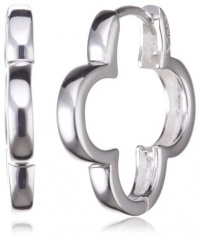 VINANI brand Germany 925 Sterling Silver Huggie Hoop Earrings Flower small CSF VINANI brand Germany 925 Sterling Silver Huggie Hoop Earrings Flower small CSF