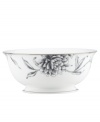 Floral arrangement. Echoing drawings found in an artist's sketchbook, this exquisite Floral Illustrations serving bowl from Marchesa by Lenox creates a decidedly elegant statement at any meal.