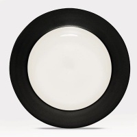 Noritake Colorware Graphite Rim Salad Plate Noritake Colorware Graphite Rim Salad Plate