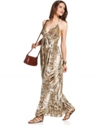 Heat up the season in this smoldering halter dress from Lucky Brand Jeans. Embroidery at the bust and a sizzling halter silhouette lend laid-back appeal to this effortless number. Heat up the season in this smoldering halter dress from Lucky Brand Jeans. Embroidery at the bust and a sizzling halter silhouette lend laid-back appeal to this effortless number.