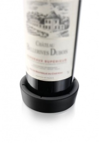 Vacu Vin 1855450 Bottle Coaster, Black Vacu Vin 1855450 Bottle Coaster, Black